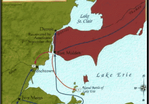 Lake Erie Canada Map Battle Of Lake Erie