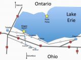 Lake Erie Ohio Map Birding Magee Marsh 40 Miles East Of Mwgb Camping Pinterest