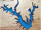 Lake fork Texas Map Amazon Com Cree Lake Indiana Framed Wood Map Wall Hanging Handmade