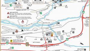 Lake Louise Map Canada Lake Louise Campground