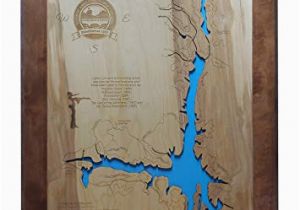 Lake Lure north Carolina Map Amazon Com Lake Lure north Carolina Framed Wood Map Wall Hanging