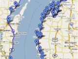 Lake Michigan Circle tour Map Lake Michigan Circle tour Great Info On This Web Site