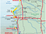 Lake Michigan Circle tour Map West Michigan Guides West Michigan Map Lakeshore Region Ludington