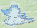 Lake Michigan Contour Map Medora Lake Fishing Map Us Mi 42 86 Nautical Charts App