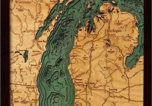 Lake Michigan Contour Map This Detailed topographic Map Captures the Stunning Beauty Of Lake