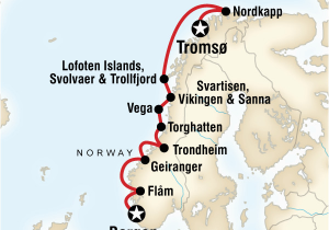 Lake Michigan Ferry Routes Map Kreuzfahrt Durch norwegische Fjorde Xl Von Tromsa Nach Bergen In