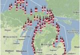 Lake Michigan Lighthouse Map 266 Best Michigan Lighthouses Images Light House Lighthouses