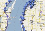 Lake Michigan Lighthouse Map Lake Michigan Circle tour Great Info On This Web Site
