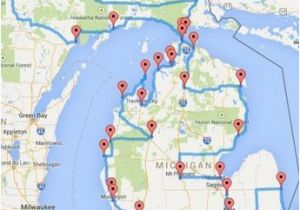 Lake Michigan Lighthouse Map Pure Michigan Road Trip Hits 43 Of the State S Best Spots Start