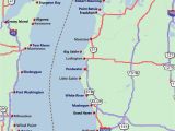 Lake Michigan Lighthouses Map 26 Lastest Map Michigan Lakes Bnhspine Com