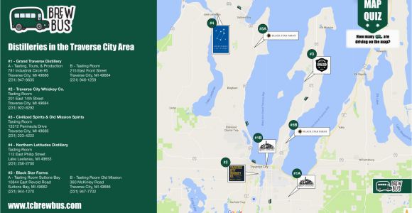 Lake Michigan Wine Trail Map tour the Distilleries In Traverse City Tc Brew Bus