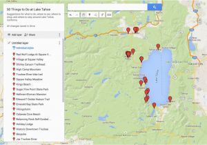 Lake Tahoe On Map Of California 30 Things to Do In Lake Tahoe
