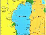 Lake Tahoe On Map Of California Lake Tahoe area Maps Detailed Lake Tahoe area Map by Region
