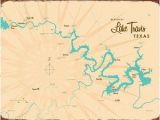 Lake Whitney Texas Map Texas Lake Map Etsy