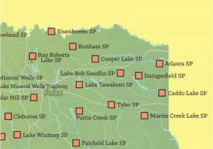 Lake Whitney Texas Map Texas State Parks Map 11×14 Print Best Maps Ever