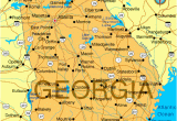 Lakes In Georgia Map Georgia Map Infoplease