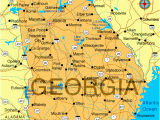 Lakes In Georgia Map Georgia Map Infoplease