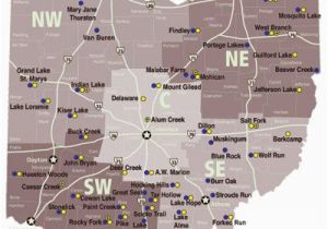 Lakeside Ohio Map List Of Ohio State Parks with Campgrounds Dreaming Of A Pink