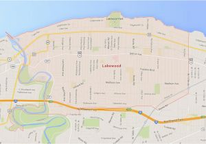 Lakewood Ohio Map Lakewood Map