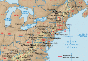 Landform Map Of California Map Of the Appalachian Mountains Landform and Mountains