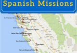 Landform Map Of California On A Mission Map Of California S Historic Spanish Missions In 2019