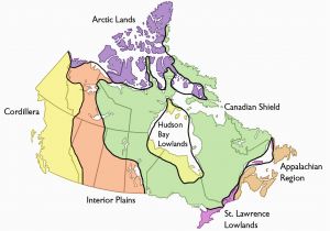 Landform Region Map Of Canada Map Of Canada Hudson Download them and Print