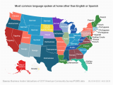 Language Map Of Spain This Map Shows the Most Commonly Spoken Language In Every Us