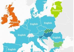 Languages In Europe Map Second Most Spoken Languages In Eu Language Second