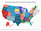 Languages In Spain Map This Map Shows the Most Commonly Spoken Language In Every Us State