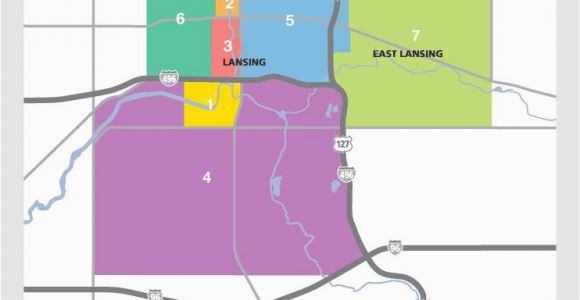 Lansing Michigan Zip Code Map Awesome Map Of Lansing Mi Pictures Printable Map New