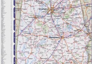 Large Map Of Alabama Map Of Alabama with Cities and towns