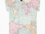 Large Map Of Europe for Sale Map Visby Shirt Multi Color