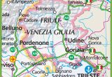 Large Map Of Italy Printable Large Map Of Friuli Venezia Giulia