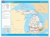 Large Map Of Michigan Predloga Lokacijska Karta Michigan Wikipedija Prosta Enciklopedija