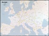 Large Scale Map Of Europe Europe without Borders Accurate Maps