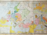 Large Wall Map Of Europe Old Very Big Map 69 X 46 175 Cm X 117 Cm Historical Map Of the World Old Wall Chart Big School Map Didactic Map Religious Territories