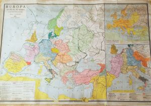 Large Wall Map Of Europe Old Very Big Map 69 X 46 175 Cm X 117 Cm Historical Map Of the World Old Wall Chart Big School Map Didactic Map Religious Territories