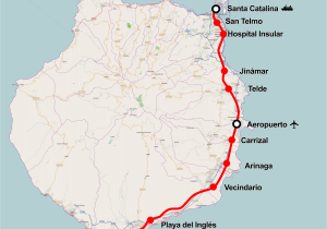 Las Palmas Spain Map Tren De Gran Canaria Wikipedia