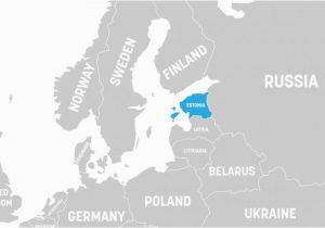 Latvia Map Of Europe What Continent is Estonia In Worldatlas Com