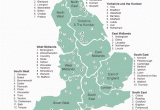 Leeds On Map Of England Regions In England England England Great Britain English