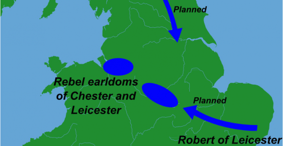 Leicester England Map File Great Revolt England 1173 Png Wikimedia Commons