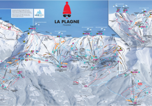 Les Arcs France Map Maps Piste Maps Of La Plagne France Laplagnet Com