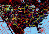 Ley Lines Canada Map north American A Maps 2019