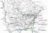 Ley Lines Canada Map north American A Maps 2019