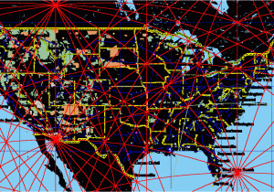 Ley Lines Canada Map north American A Maps 2019