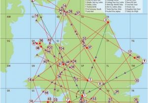 Ley Lines Map Canada A Map Of Englands Ley Lines and A Key Of Sacred Sites that