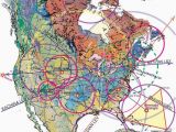 Ley Lines Map Canada north American A Maps 2019