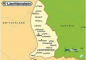 Liechtenstein Map Europe Liechtenstein Travel and tourist Information Map Of