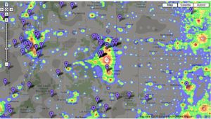 Light Pollution Map Colorado astronoma A A Tu Alcance Ligh Pollution Map Usa