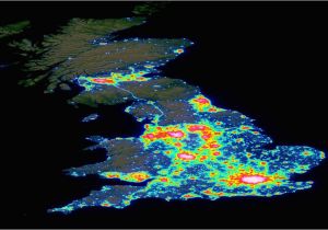 Light Pollution Map Ohio Light Pollution Map Of Great Britain 4091 A 5000 X Post R